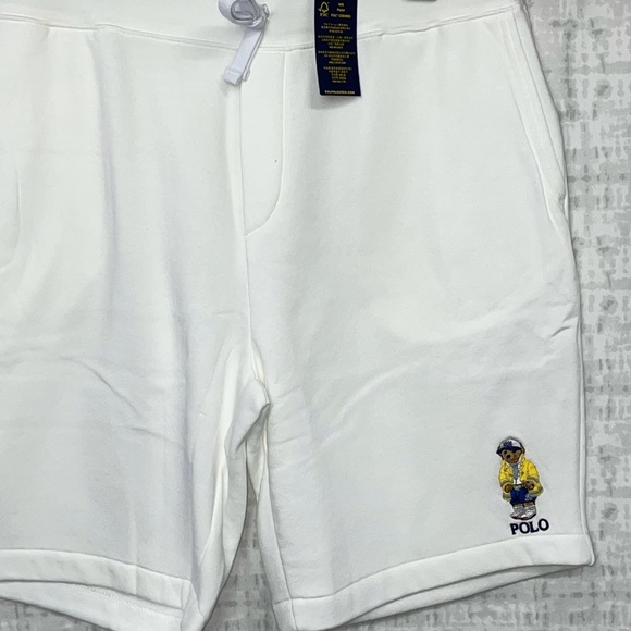 polo bear sweat shorts